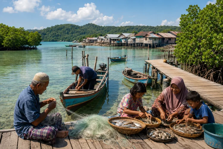 Budaya Bahari Masyarakat Desa Pengudang yang Tetap Hidup
