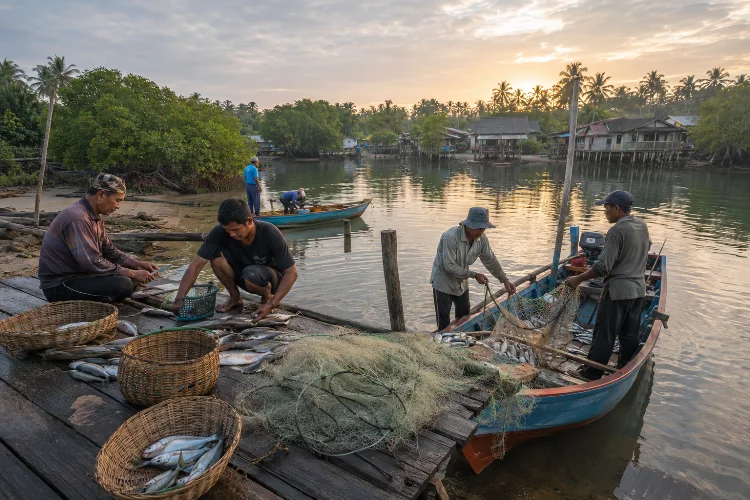 Jejak Kehidupan Nelayan Tradisional di Desa Pengudang Bintan