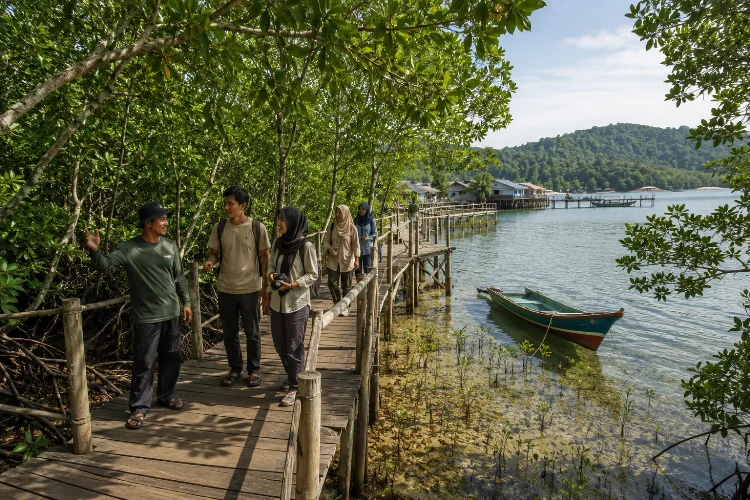 Kisah Desa Pengudang Menjadi Kawasan Ekowisata Mangrove