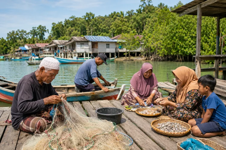 Tradisi Masyarakat Pesisir di Desa Pengudang Bintan